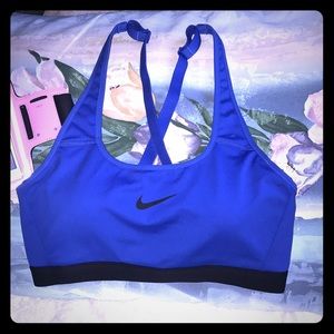 Nike Dri Fit Blue Classic Sports Bra 🏐FINAL